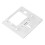 Placa de aguja para Singer 4411/6360, 7,8x7,7cm,acero 8