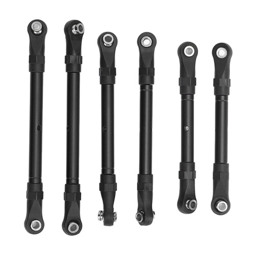 6 Stück Aluminium RC-Spurstangen-Set, 78,5/88,5/98,5 mm, BK 2