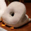 Nap Desk Sleeping Pillow 25x30cm Plush Grey Multi-Purpose Face Cushion 4