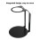 Iron Pour Over Coffee Dripper Stand Black 18.3x14.4x14cm 4