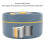420ml Round Thermal Pot, 304SS, Dark Blue 13