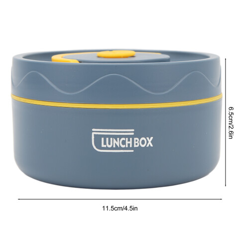 420ml Round Thermal Pot, 304SS, Dark Blue 1