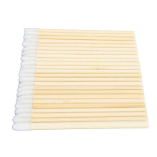 100 pièces de pinceaux à lèvres jetables en bambou - bâtonnet portable