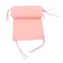 Bumper de berceau 190 cm/74,8 po rose clair pour bébé