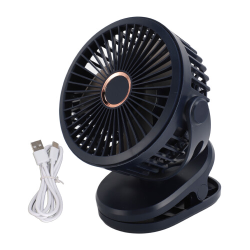 Ventilatore USB Clip-On da 10000mAh 15x18x13cm Blu 2