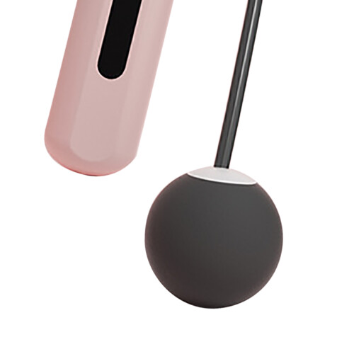 pinkes kabelloses Springseil mit Zähler-Display 2x AAA-Batterien 2