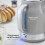 Swan Swan Retro Revive Grey Jug Kettle & 4 Slice Toaster Retro Kitchen Set 6