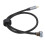PD100W U-Form USB-C-Kabel 50 cm 10 Gbit/s Silber 1