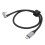 PD100W U-Form USB-C-Kabel 50 cm 10 Gbit/s Silber 15