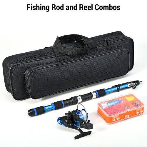 Langlebiges Glasfaser-Teleskop-Angelset Komplettes Angler-Kit