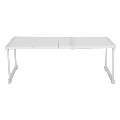 Adjustable Expandable Closet Shelf Organizer 42cm W, 55KG Capacity 1