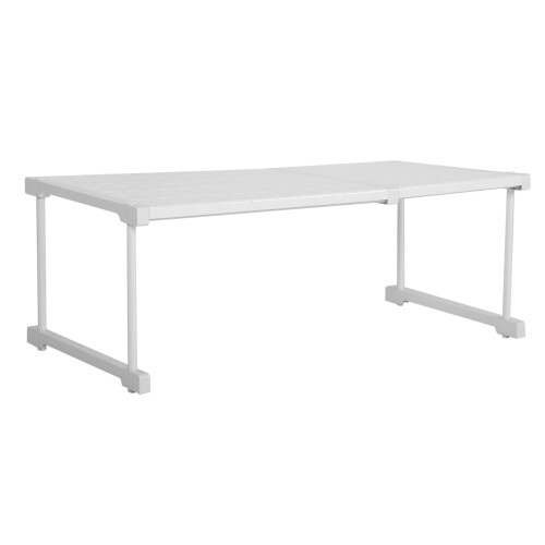 Adjustable Expandable Closet Shelf Organizer 42cm W, 55KG Capacity