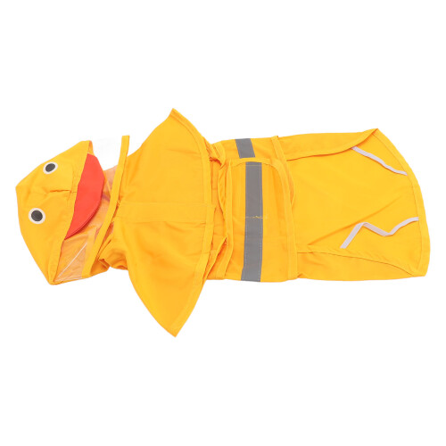 Impermeable para perros M, PVC/poliéster, Transparente Duck