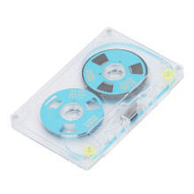 Blue Cassette Tapes 46min Low Noise Recording, 10x6.5cm