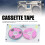 Cassette vuote viola 46 min 10x6,5x0,9 cm 4