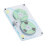 Nastro a cassetta verde vuoto 46 min 106,50,9 cm 6