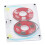 Cassette vierge rouge 10  6,5  0,9 cm, 46 min 16
