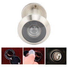 Premium 200 Wide Angle HD Door Viewer with Privacy Cover Silver Security