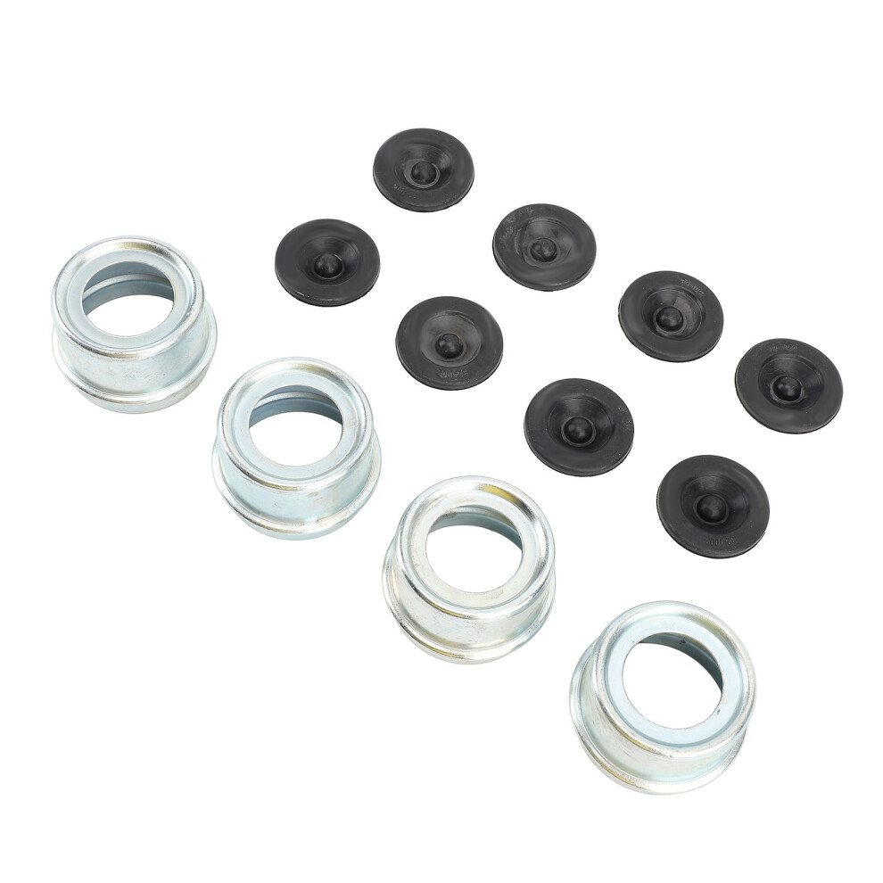 4 Pack Trailer Hub Dust Caps 2.72In For 7000-8000 Lbs Rv Boat Camper 8401335195775