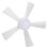 Deckenventilator-Licht E26 85-265V Weiß 170x400mm 14