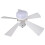 Deckenventilator-Licht E26 85-265V Weiß 170x400mm 13