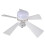Deckenventilator-Licht E26 85-265V Weiß 170x400mm 16