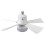 Deckenventilator-Licht E26 85-265V Weiß 170x400mm 15