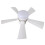 Deckenventilator-Licht E26 85-265V Weiß 170x400mm 9
