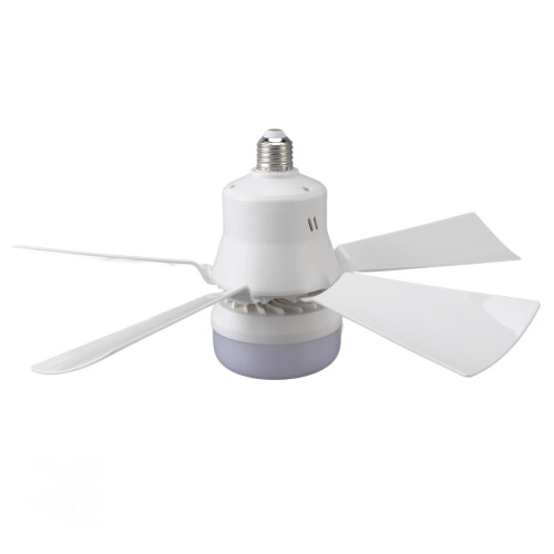 Deckenventilator-Licht E26 85-265V Weiß 170x400mm