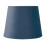 Paralume conico in velluto blu 16.5/21.5cm 250g E27/E14 3