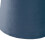 Paralume conico in velluto blu 16.5/21.5cm 250g E27/E14 12