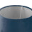Paralume conico in velluto blu 16.5/21.5cm 250g E27/E14 11
