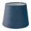 Paralume conico in velluto blu 16.5/21.5cm 250g E27/E14 16