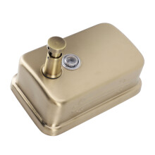 Dispensador de jabón para montaje en pared 304SS 500 ml plateado
