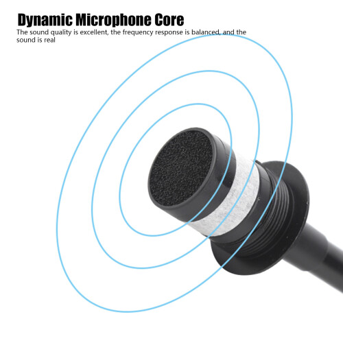 Microphone dynamique à col de cygne, XLR à 3 broches, en aluminium 2