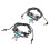 2 Stück PU-Lederarmband 17 cm  0,6 cm Unisex 15