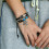 2 Stück PU-Lederarmband 17 cm  0,6 cm Unisex 4