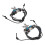 2 Stück PU-Lederarmband 17 cm  0,6 cm Unisex 11