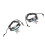 2 Stück PU-Lederarmband 17 cm  0,6 cm Unisex 13