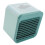 Ventilatore nebulizzante portatile 200ml 5000mAh verde lago USB 5