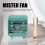 Ventilatore nebulizzante portatile 200ml 5000mAh verde lago USB 13