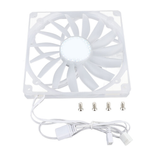 MFDB 140 mm PWM ARGB 76,5 CFM ventilateur blanc 15 mm 2