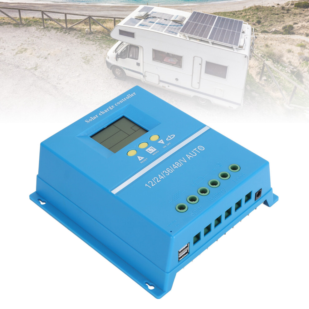 12V/24V/36V/48V Solar Mppt Charge Controller 60A Lcd Display 7621335199882