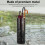 Porta-ombrelli in rame antiruggine nero 231515 cm 5