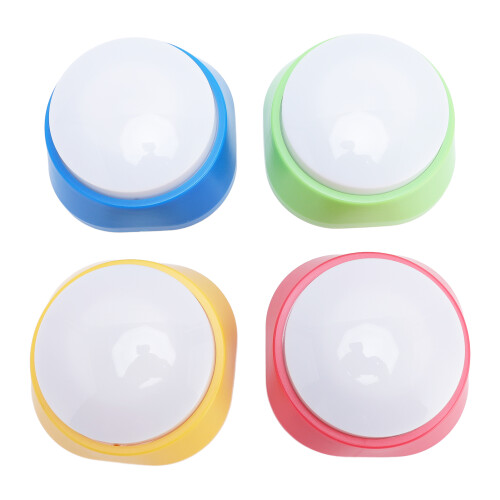 4PCS Voice Recording Button Set, 30s Pet Training Buzzer, 4 Colors 1