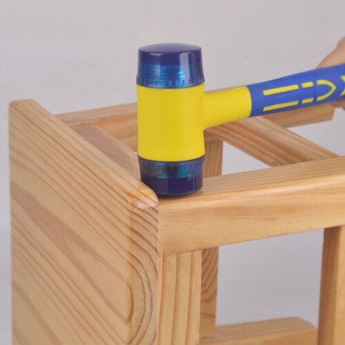 25mm Rubber Hammer with Long Handle for Comfortable DIY Home Projects