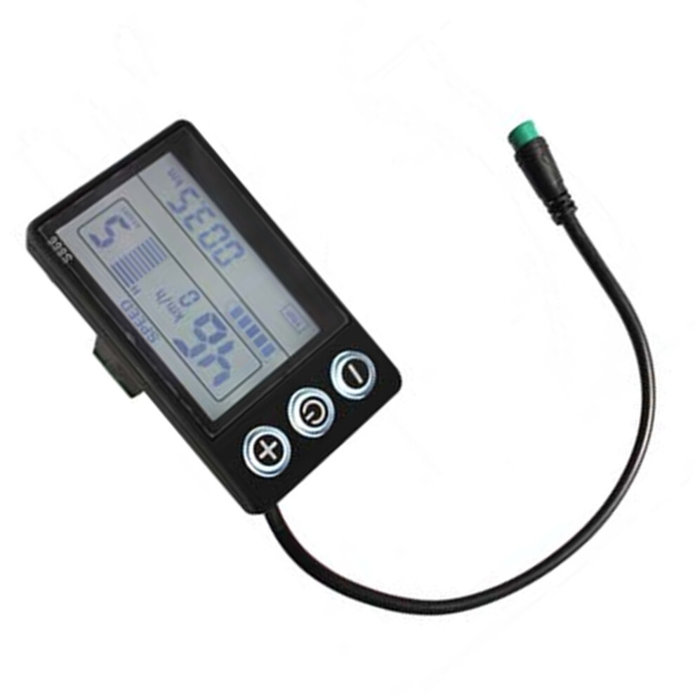 Electric Scooter Lcd Display Panel With 5 Pin Connector - Easy Read Speed Meter 6941335202155