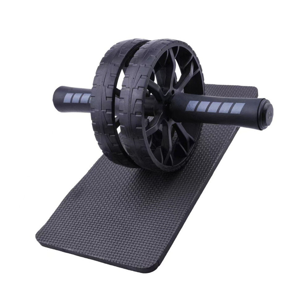 Portable Abdominal Wheel Roller with Knee Pad for Home Gym, 34x16.5cm