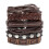 Ensemble de 12 bracelets en cuir PU multicouches pour hommes 14