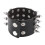 Set da 6 braccialetti neri in PU con borchie, regolabili 9